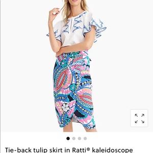 J.Crew Kaleidoscope Skirt Women’s Size 14 NWT